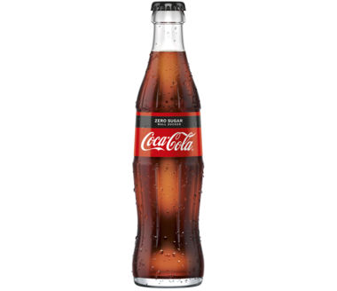 Coca-Cola zero Glasflasche