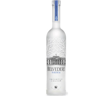 Belvedere Vodka mit Beleuchtung