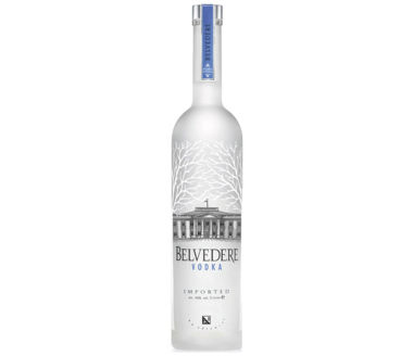 Belvedere Vodka mit Beleuchtung