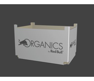 Red Bull Organic Rücknahme Karton leer