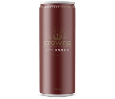 Crowns premium Energy Drink Holunder