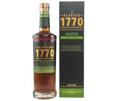 1770 Glasgow Peated Rich & Smoky Single Malt Scotch Whisky